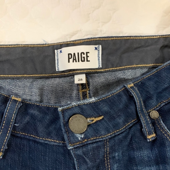 Paige Jimmy Jimmy Skinny Jeans in Medium Indigo - Picture 2 of 6